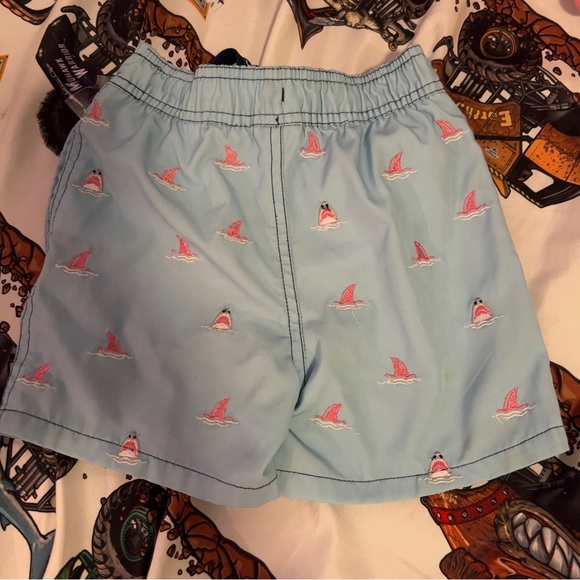 Kids Swim Trunks with Shark Print - Picture 4 of 4